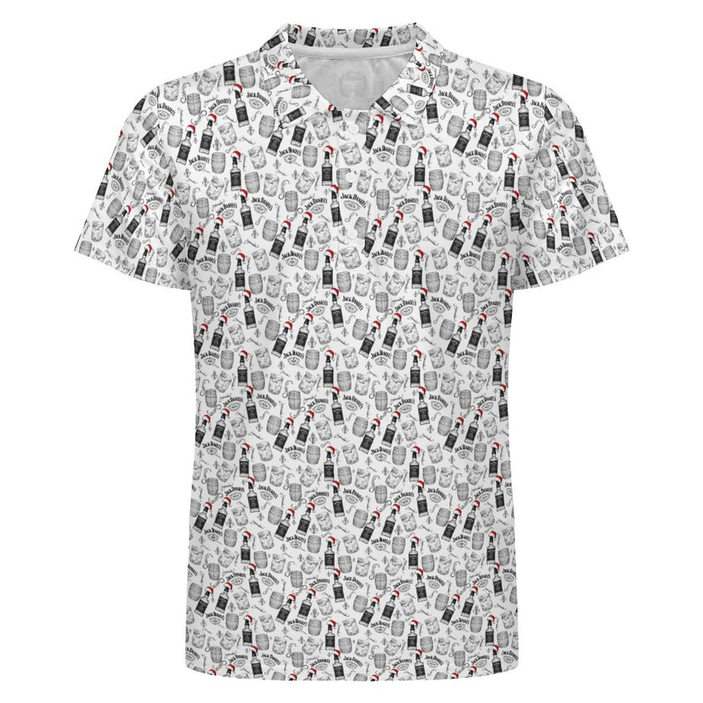 Men's  Jack Daniels Christmas POLO Shirt(All-Over Printing)