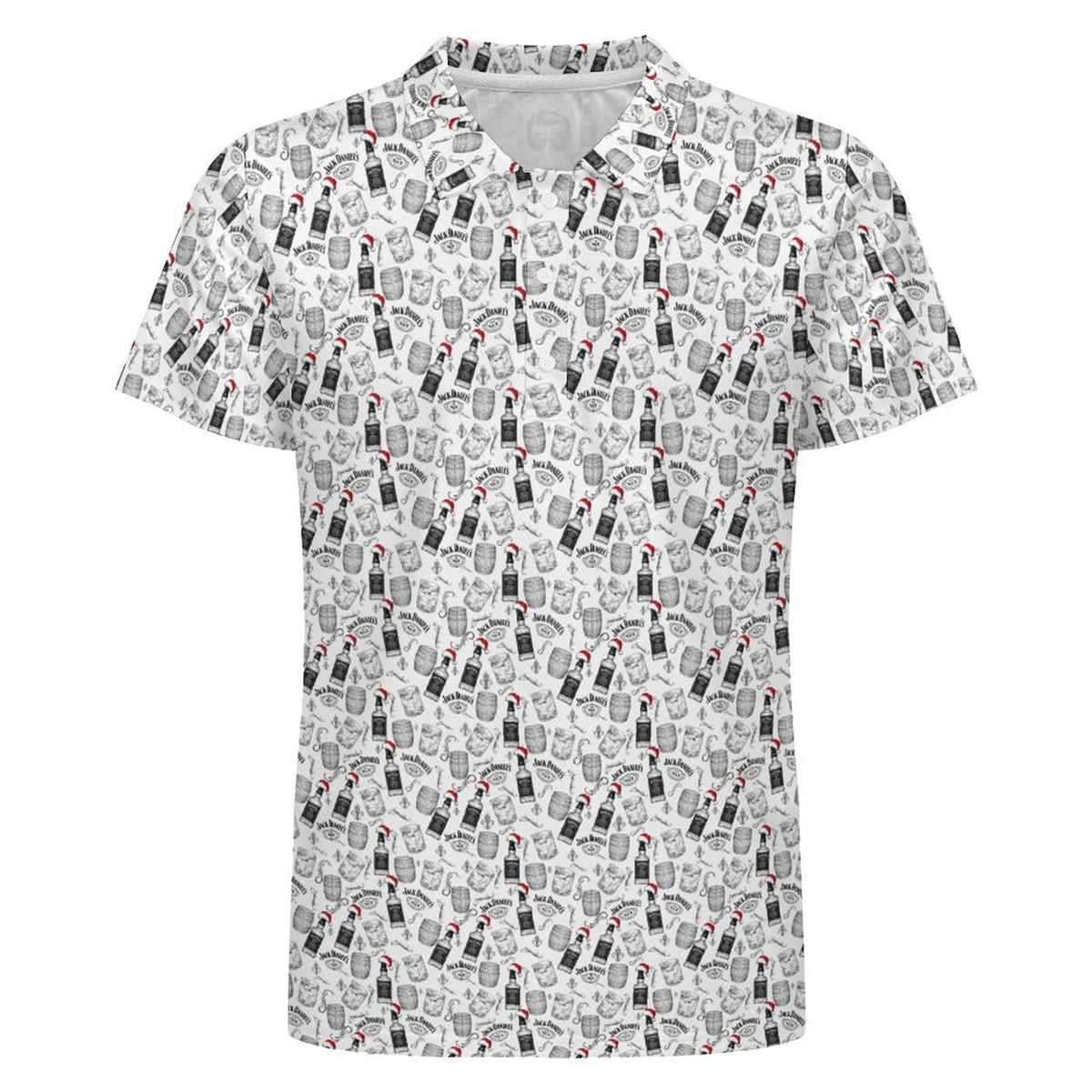 Men's  Jack Daniels Christmas POLO Shirt(All-Over Printing)