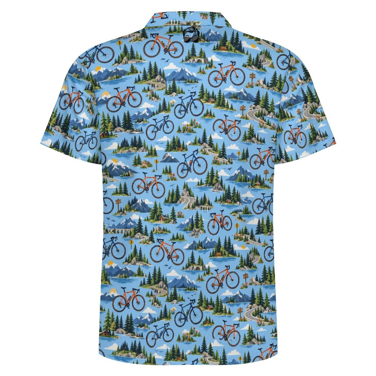 Men's Mountain Biking POLO Shirt(All-Over Printing)