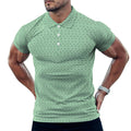 Men's Mint Realtor Homes POLO Shirt Stand out at showings, open houses and closings in this men’s Realtor polo featuring a bold real estate pattern.