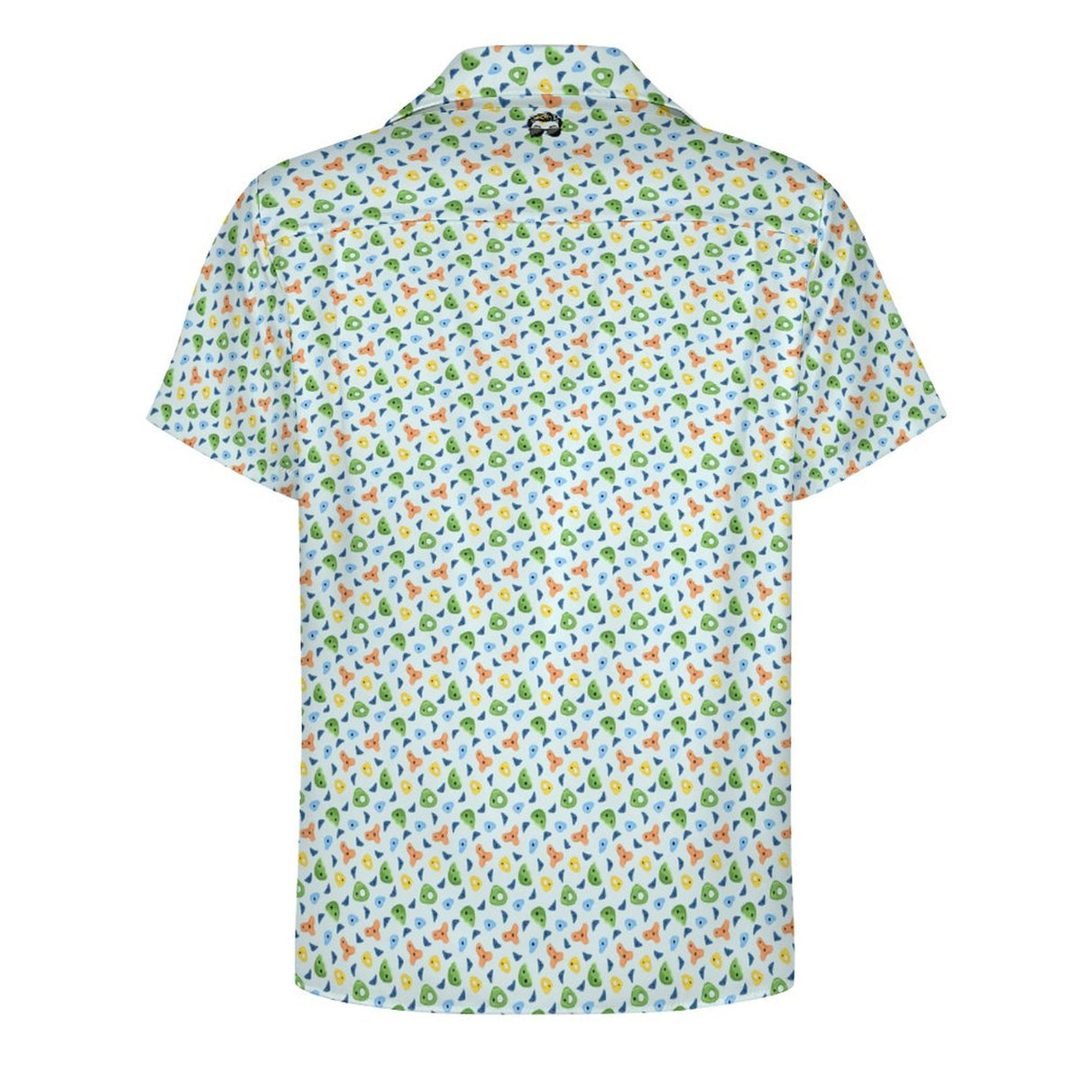Climbing Holds Short Sleeve Cuban Collar Shirt(All-Over Printing)