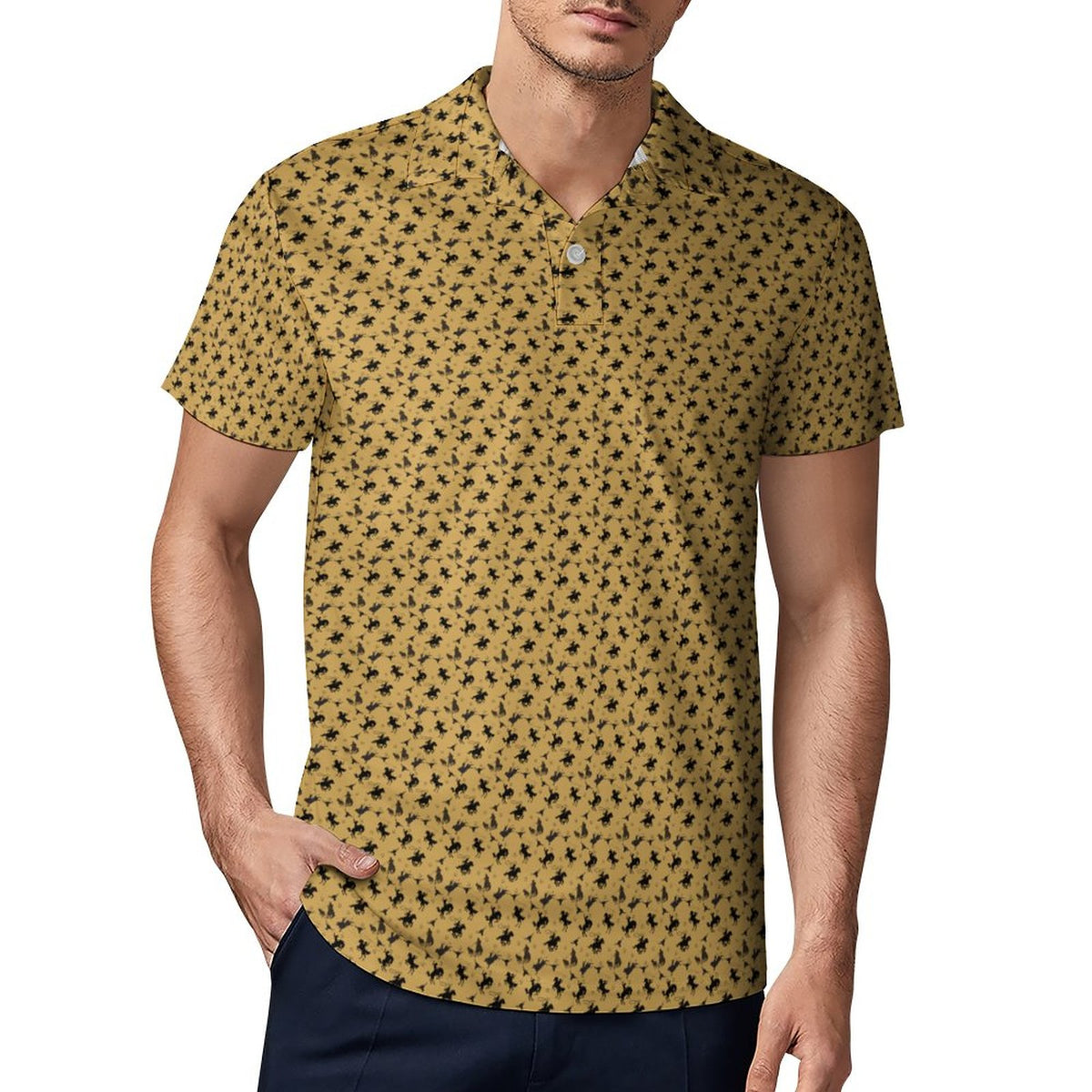 Men's Rodeo POLO T-shirt(All-Over Printing)