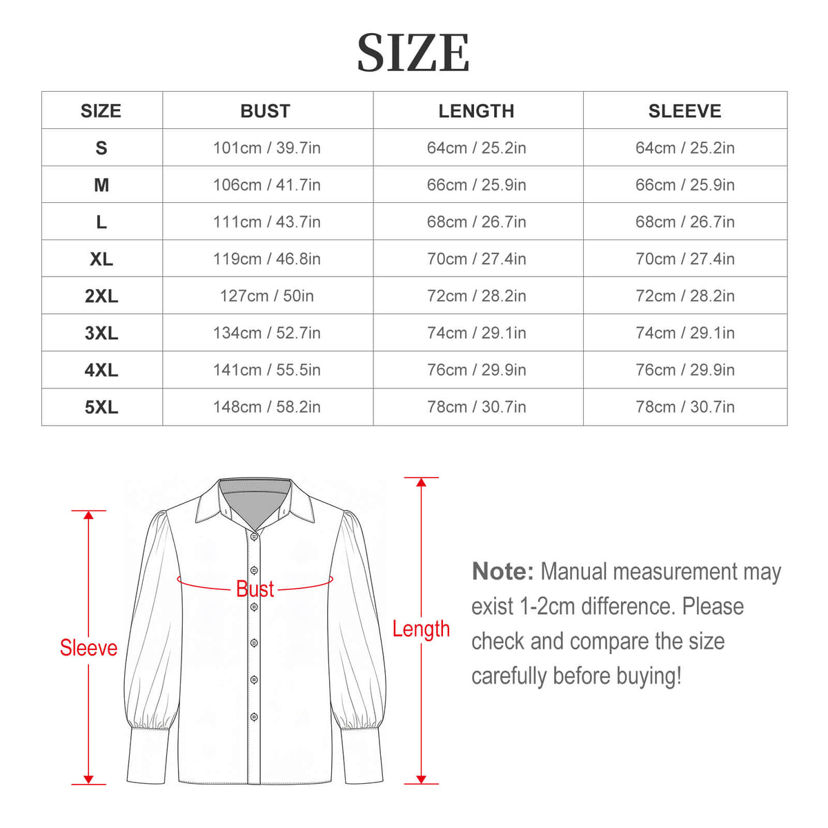Realtor Little Homes Women's Satin Lantern Sleeve Long Sleeve Blouse(All-Over Printing)