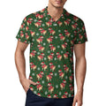 Ugly Christmas Sweater Cotton POLO Shirts Short Sleeve for Men(All-Over Printing)