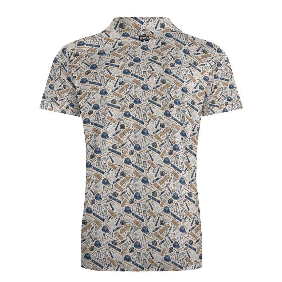 General Contractor UPF50+ 180gsm Cooling Polyester Men's POLO T-shirt Shop contractor polos and shirts featuring bold construction-inspired patterns made for builders, tradesmen, contractors, and hard