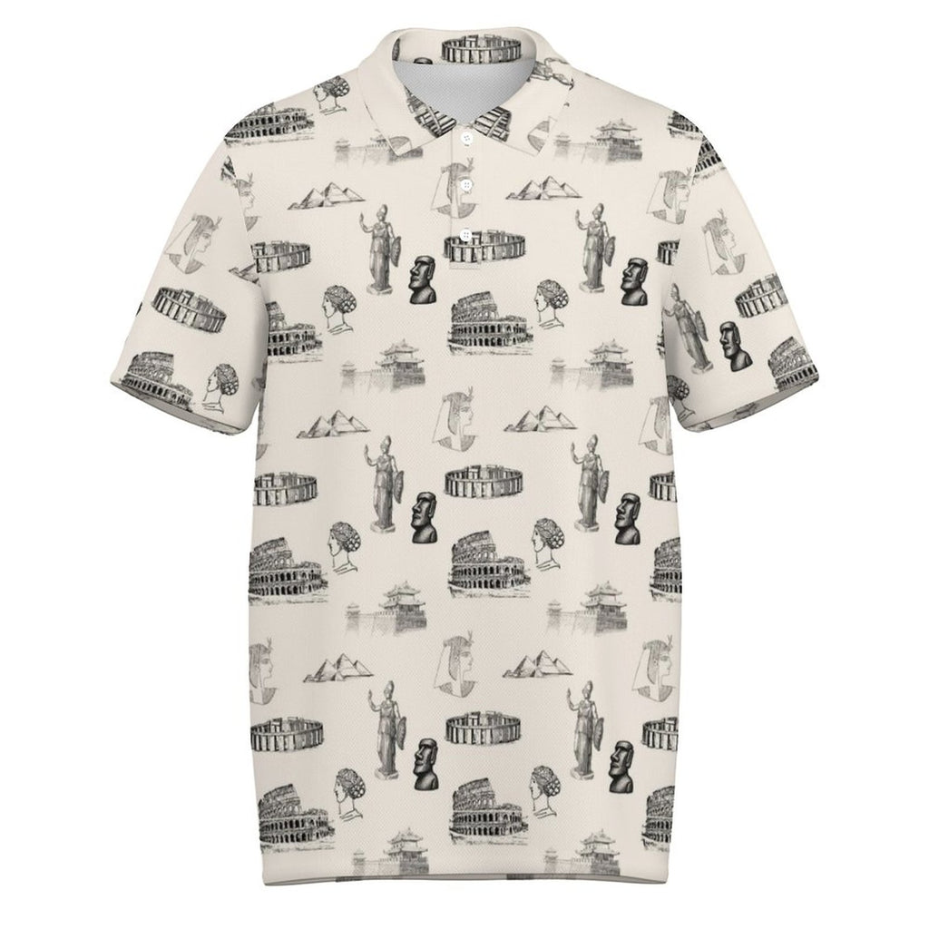 History Teacher Social Studies Teacher Men's Quick Dry POLO Shirt(All-Over Printing)