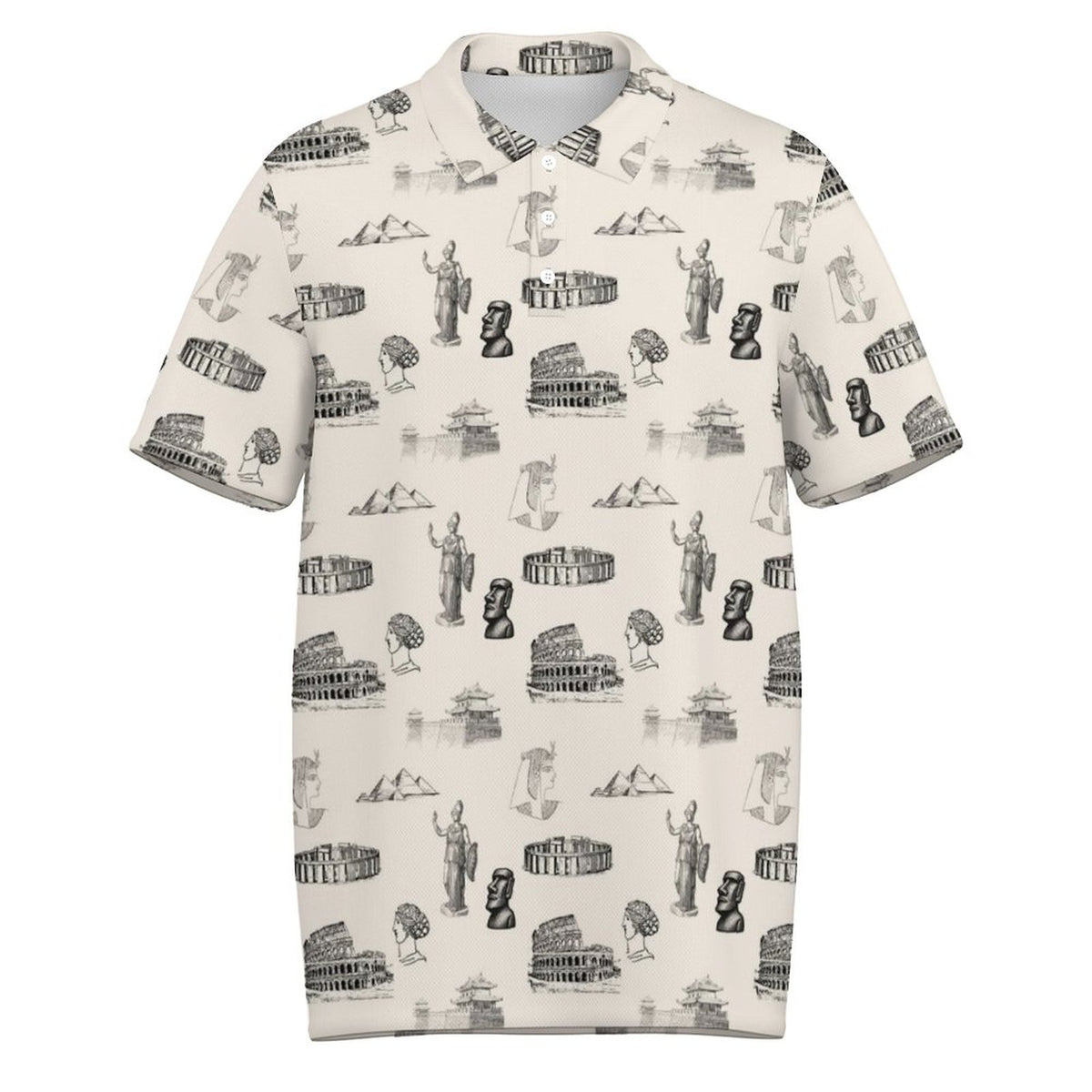 History Teacher Social Studies Teacher Men's Quick Dry POLO Shirt(All-Over Printing)