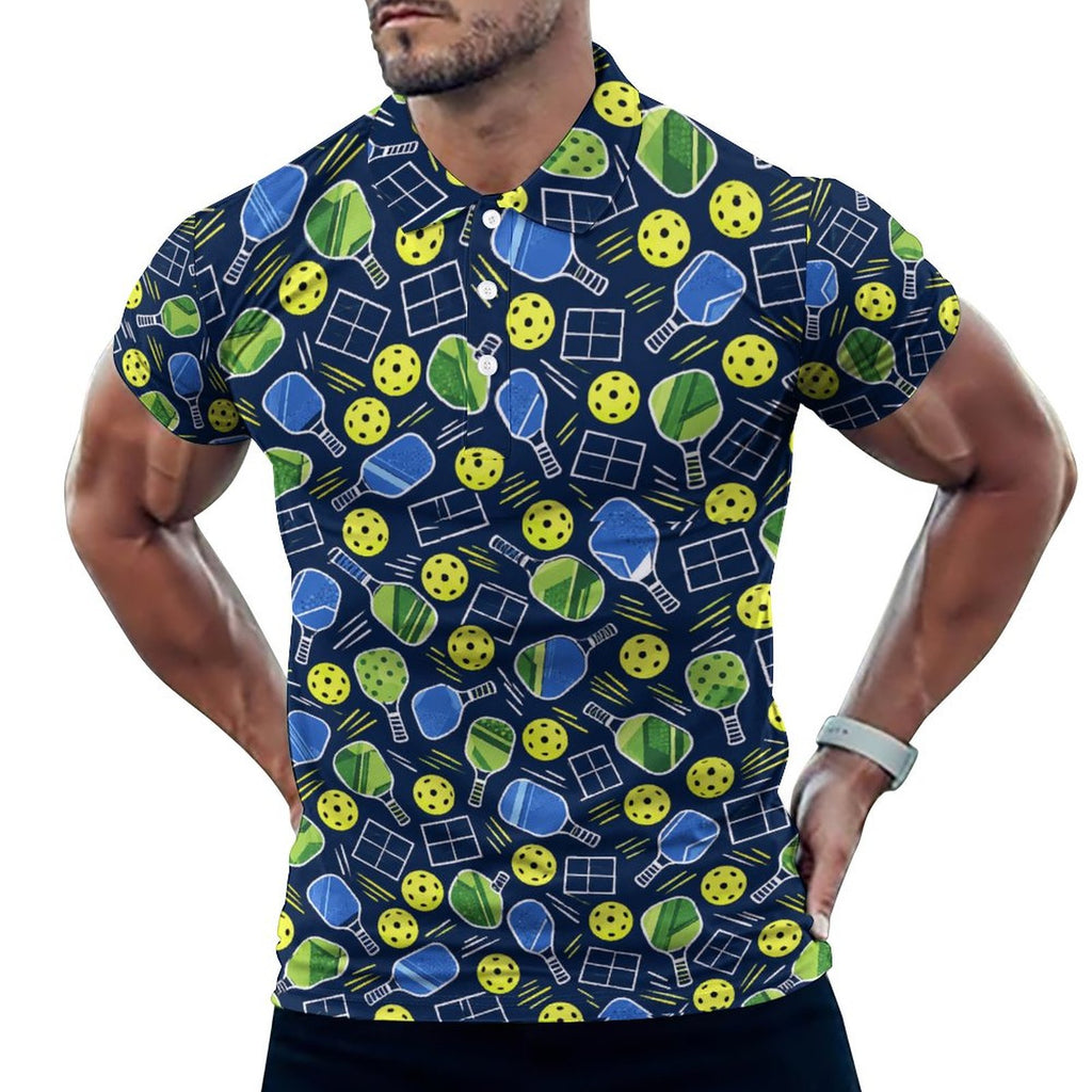 Men's Pickleball POLO Shirt(All-Over Printing)