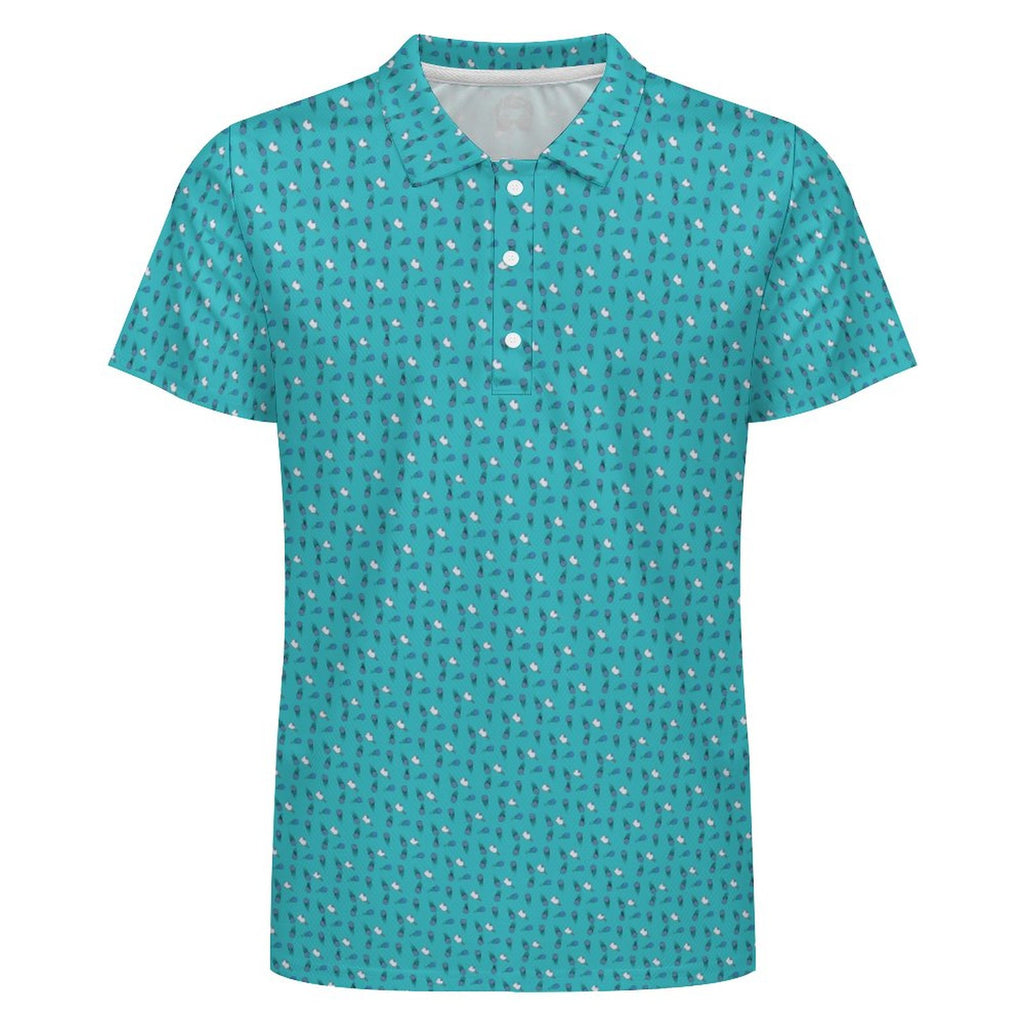Men's Pickleball. POLO Shirt(All-Over Printing)