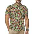 Holiday Cocktails Shirt  Men's Quick Dry POLO Shirt(All-Over Printing)
