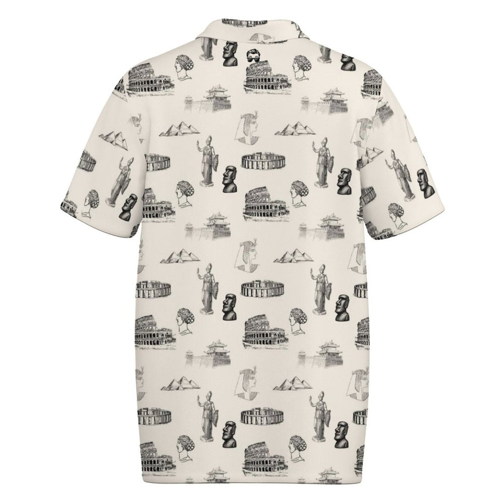 History Teacher Social Studies Teacher Men's Quick Dry POLO Shirt(All-Over Printing)