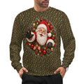 Old St. Nick Ugly Christmas Sweater Oversized Thick Pullover Sweater(All-Over Printing)