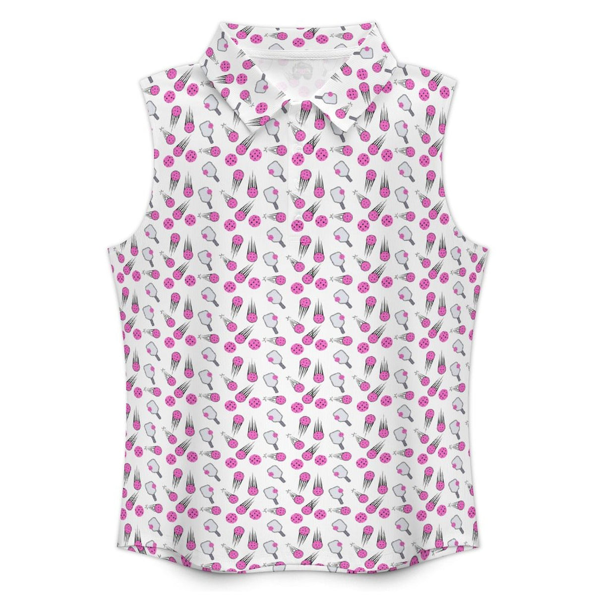 Women's Pickleball POLO Tank Top(All-Over Printing)