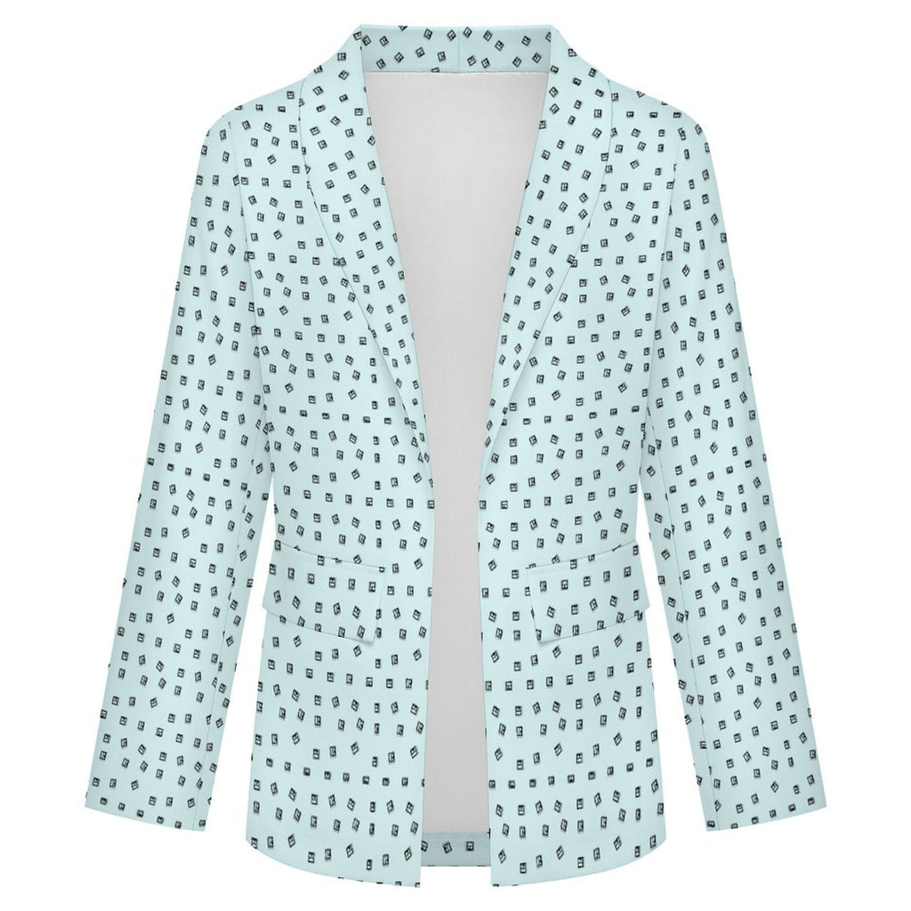Women's Casual Lapel Blazer(All-Over Printing)