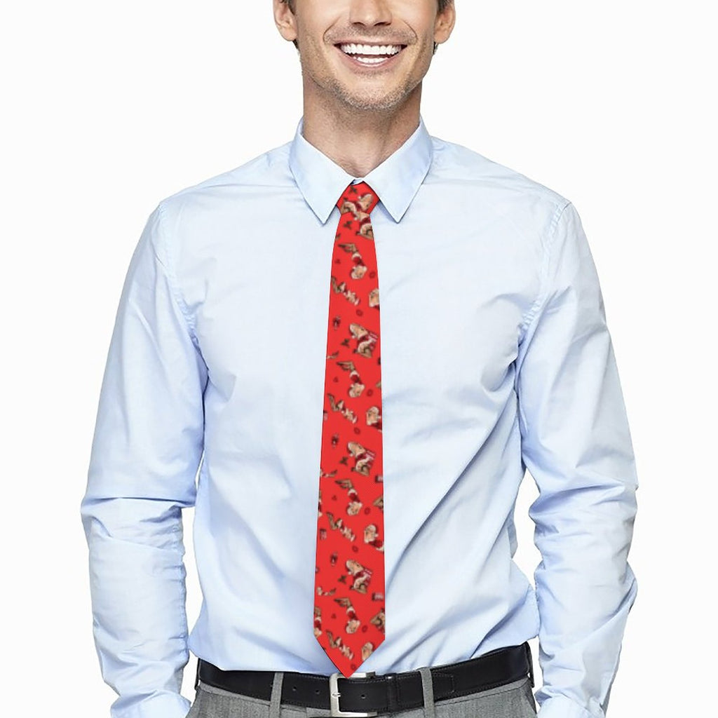 Mrs. Claus Pin Up Men's Christmas Tie