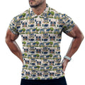 Men's Realtor POLO Shirt Stand out at showings, open houses and closings in this iconic golf polo featuring a bold real estate pattern.