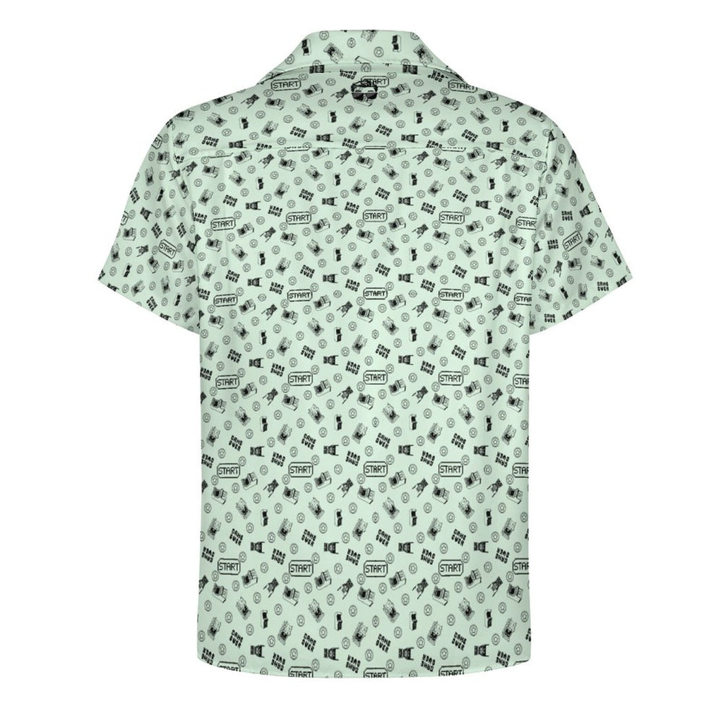 Gamer Shirt Short Sleeve  Cuban Collar Shirt(All-Over Printing)