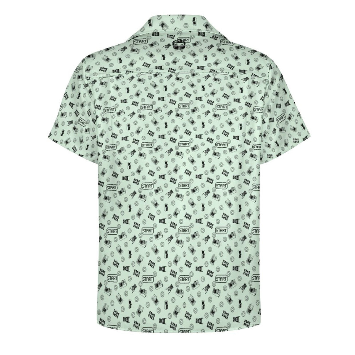 Gamer Shirt Short Sleeve  Cuban Collar Shirt(All-Over Printing)