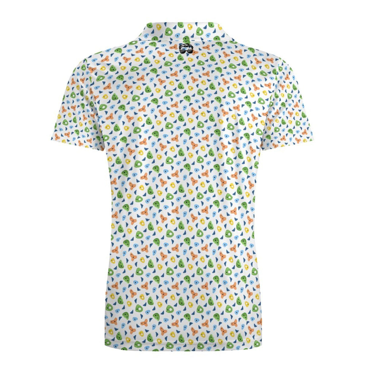 Climbing Holds UPF50+ Cooling Polyester Men's POLO T-shirt(All-Over Printing)