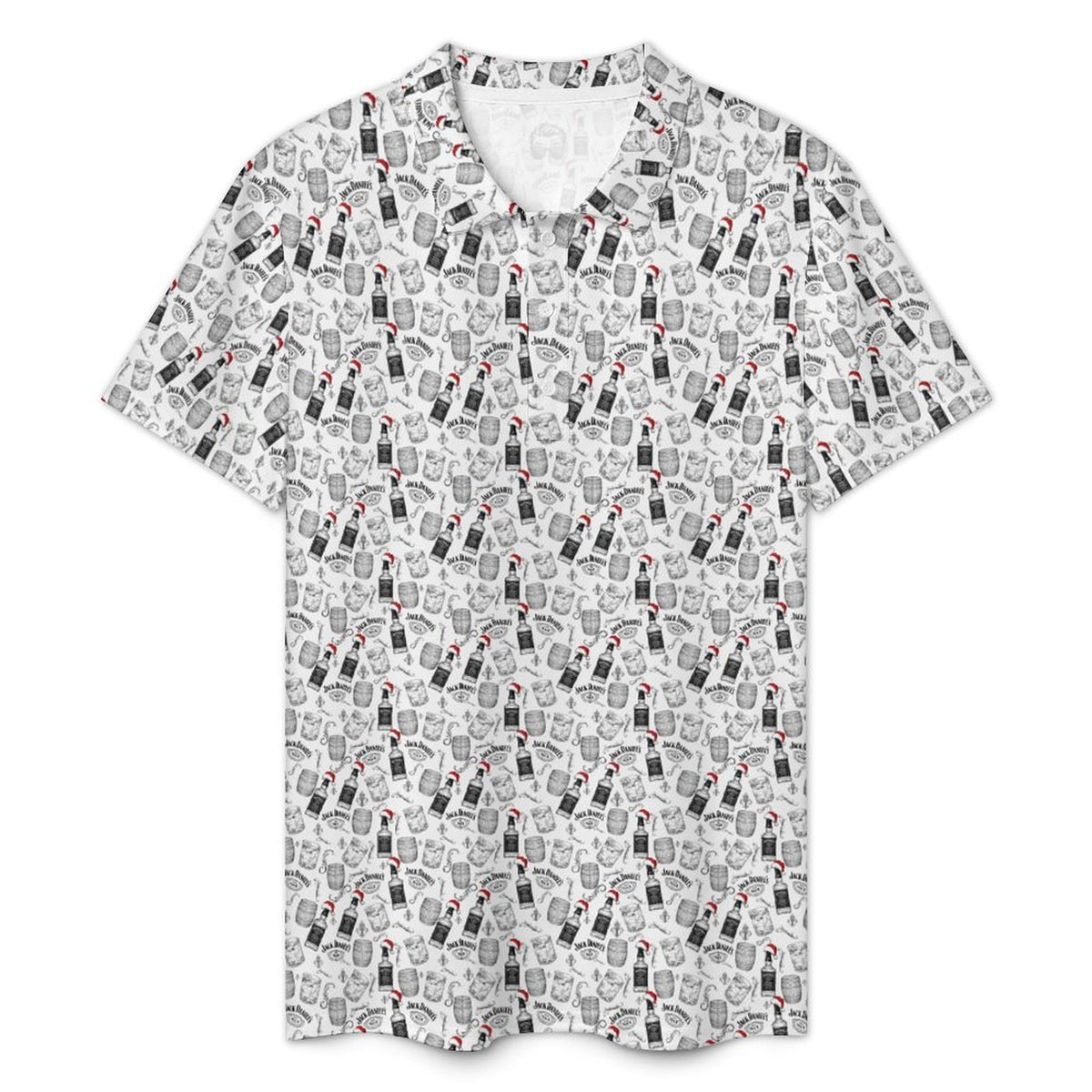 Men's  Jack Daniels Christmas POLO Shirt(All-Over Printing)
