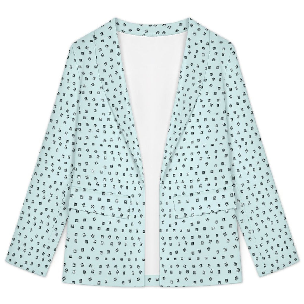 Women's Casual Lapel Blazer(All-Over Printing)