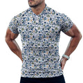 Men's Realtor  POLO Shirt Stand out at showings, open houses and closings in this iconic golf polo featuring a bold real estate pattern.