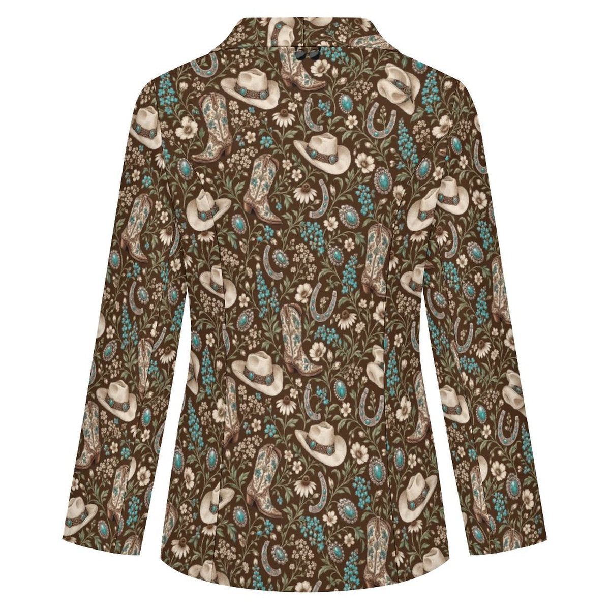 Women's Elegant Western Blazer(All-Over Printing)