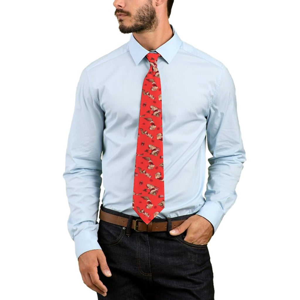 Mrs. Claus Pin Up Men's Christmas Tie