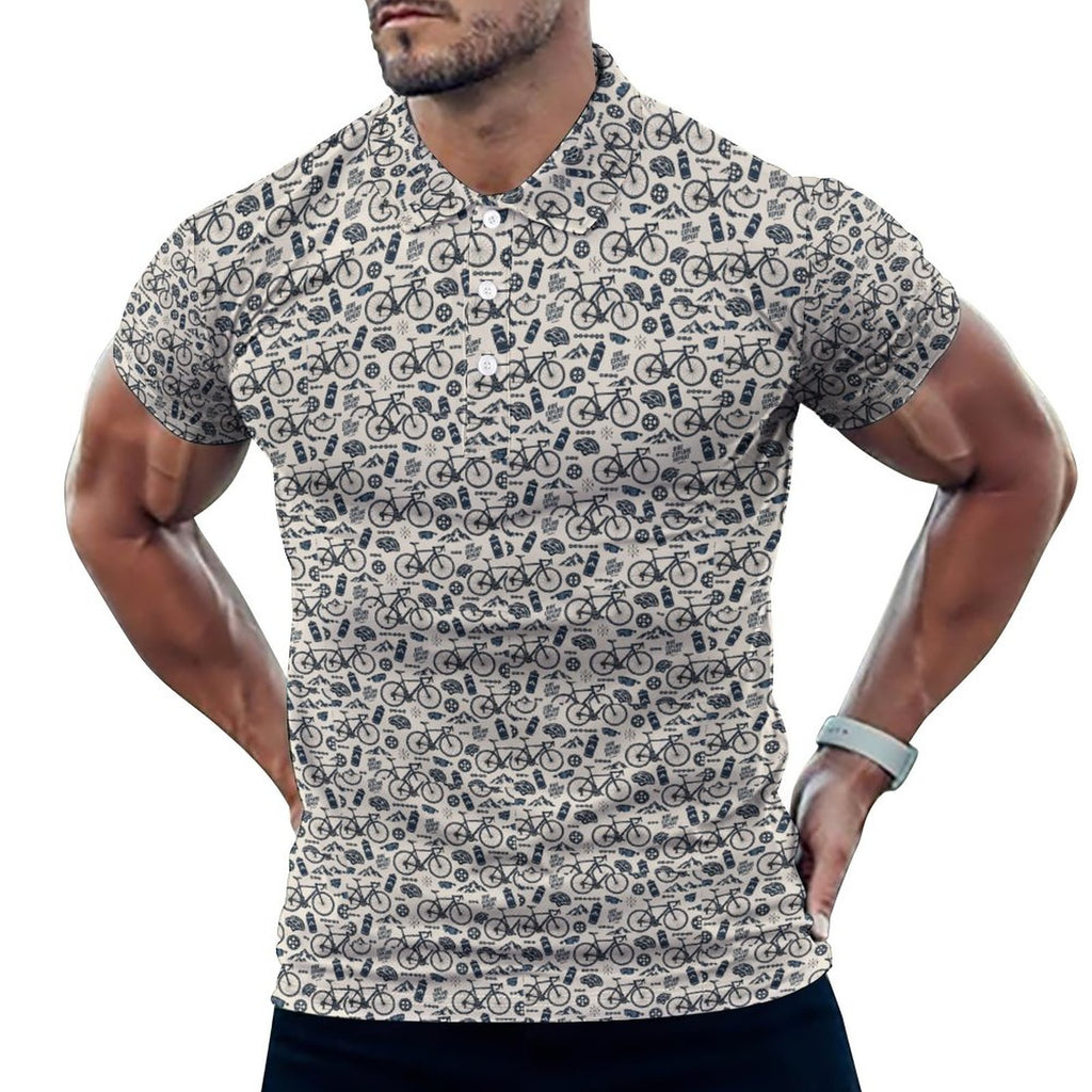 I want to ride my bicycle Polo Shirts  Straight