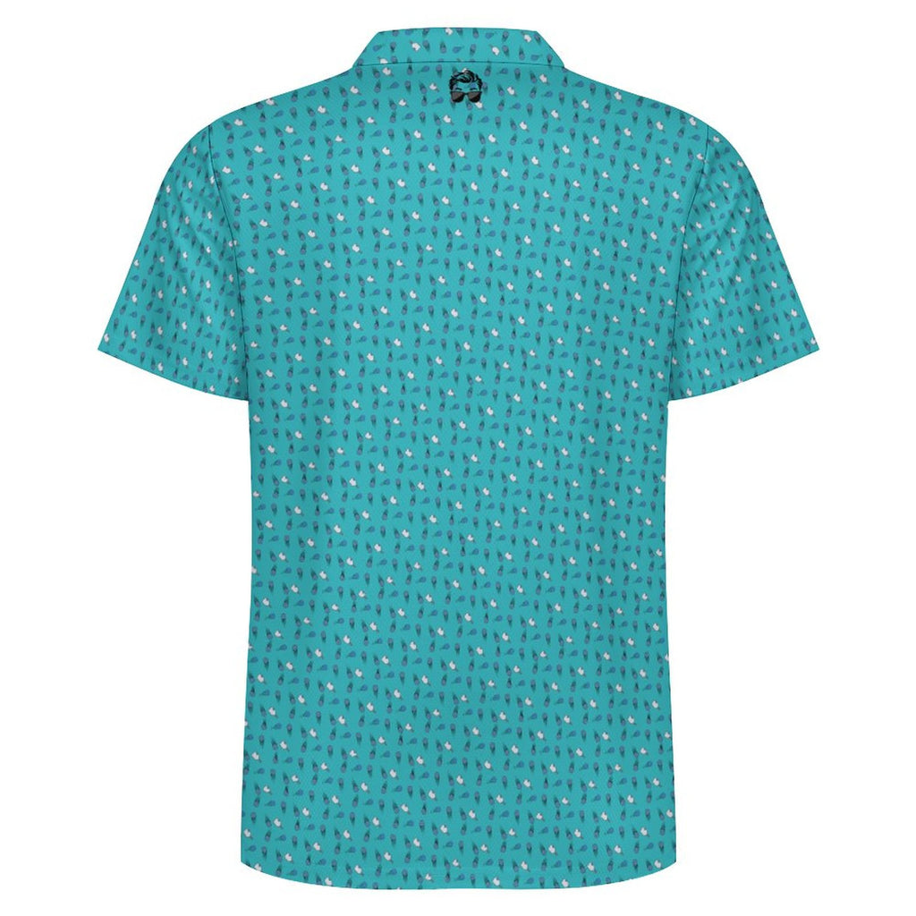 Men's Pickleball. POLO Shirt(All-Over Printing)