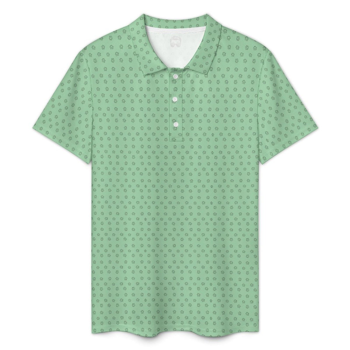 Men's Mint Realtor Homes POLO Shirt Stand out at showings, open houses and closings in this men’s Realtor polo featuring a bold real estate pattern.