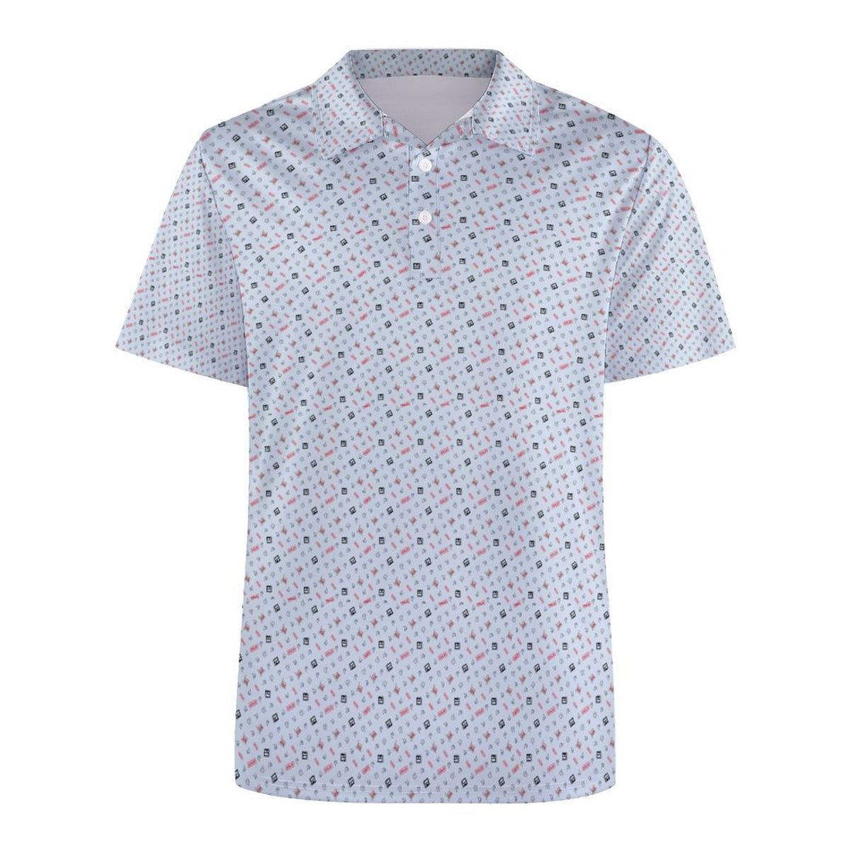Realtor Sold Shirt Golf PoloRealtors, Stand out at showings, open houses and closings in this iconic golf polo featuring a bold real estate pattern.