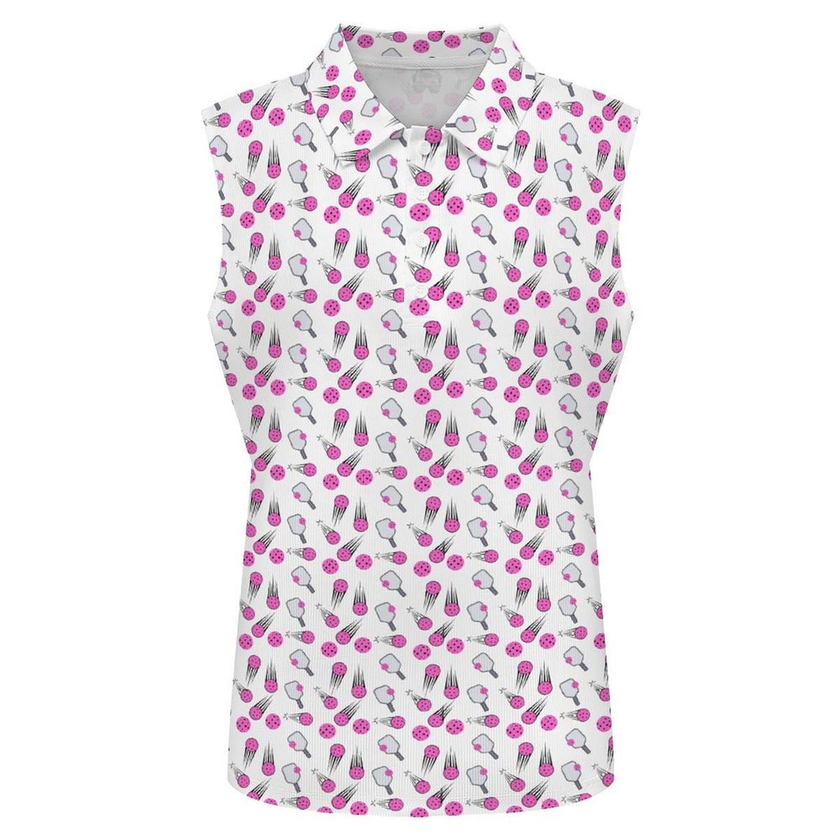 Women's Pickleball POLO Tank Top(All-Over Printing)