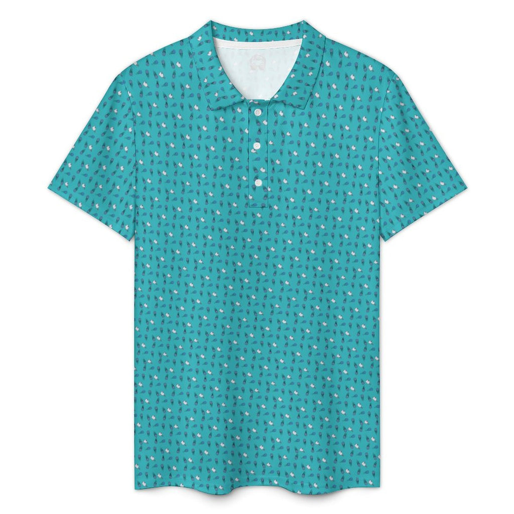 Men's Pickleball. POLO Shirt(All-Over Printing)