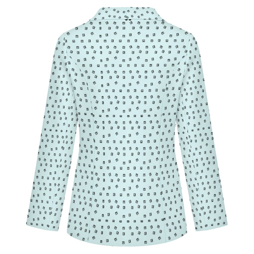 Women's Casual Lapel Blazer(All-Over Printing)