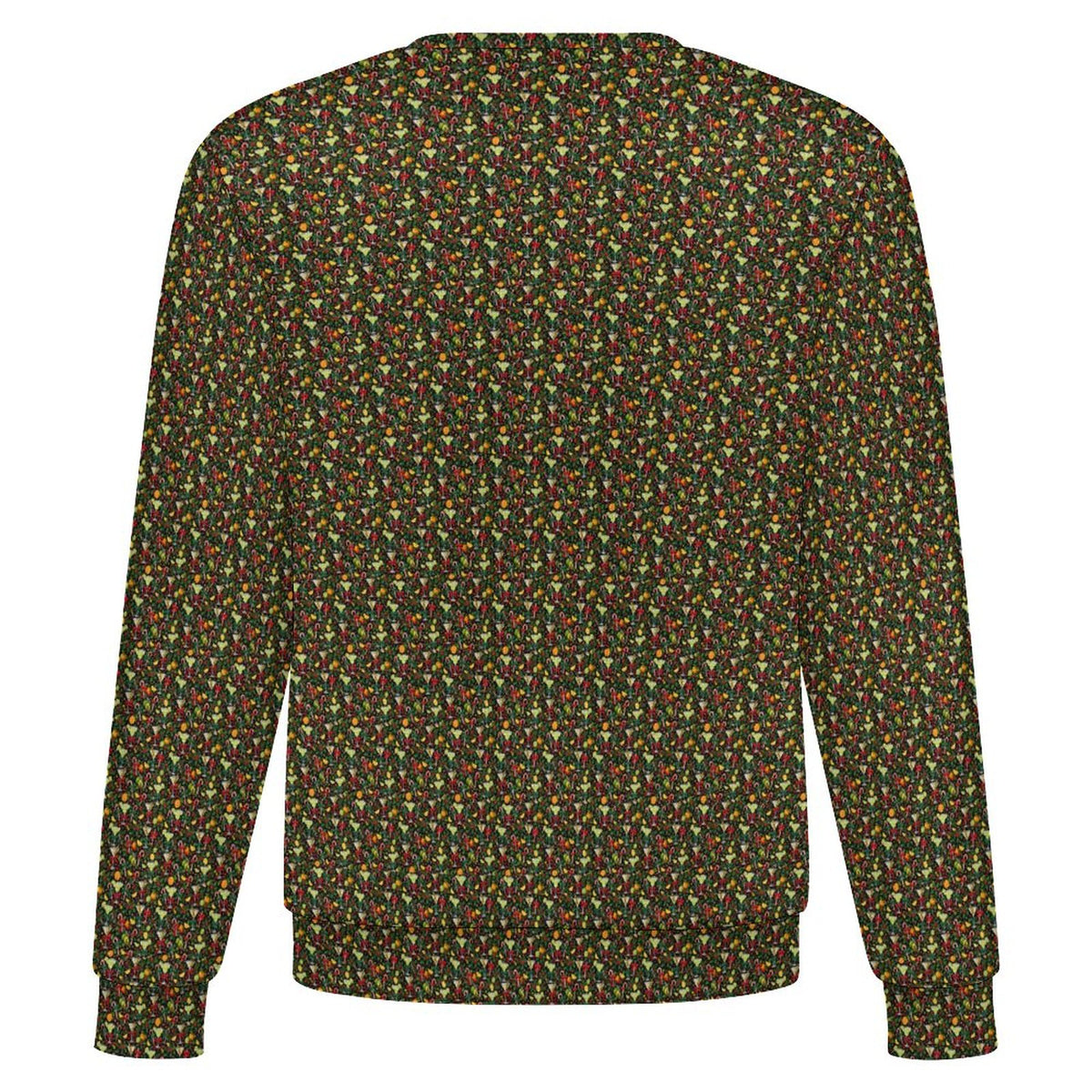 Old St. Nick Ugly Christmas Sweater Oversized Thick Pullover Sweater(All-Over Printing)