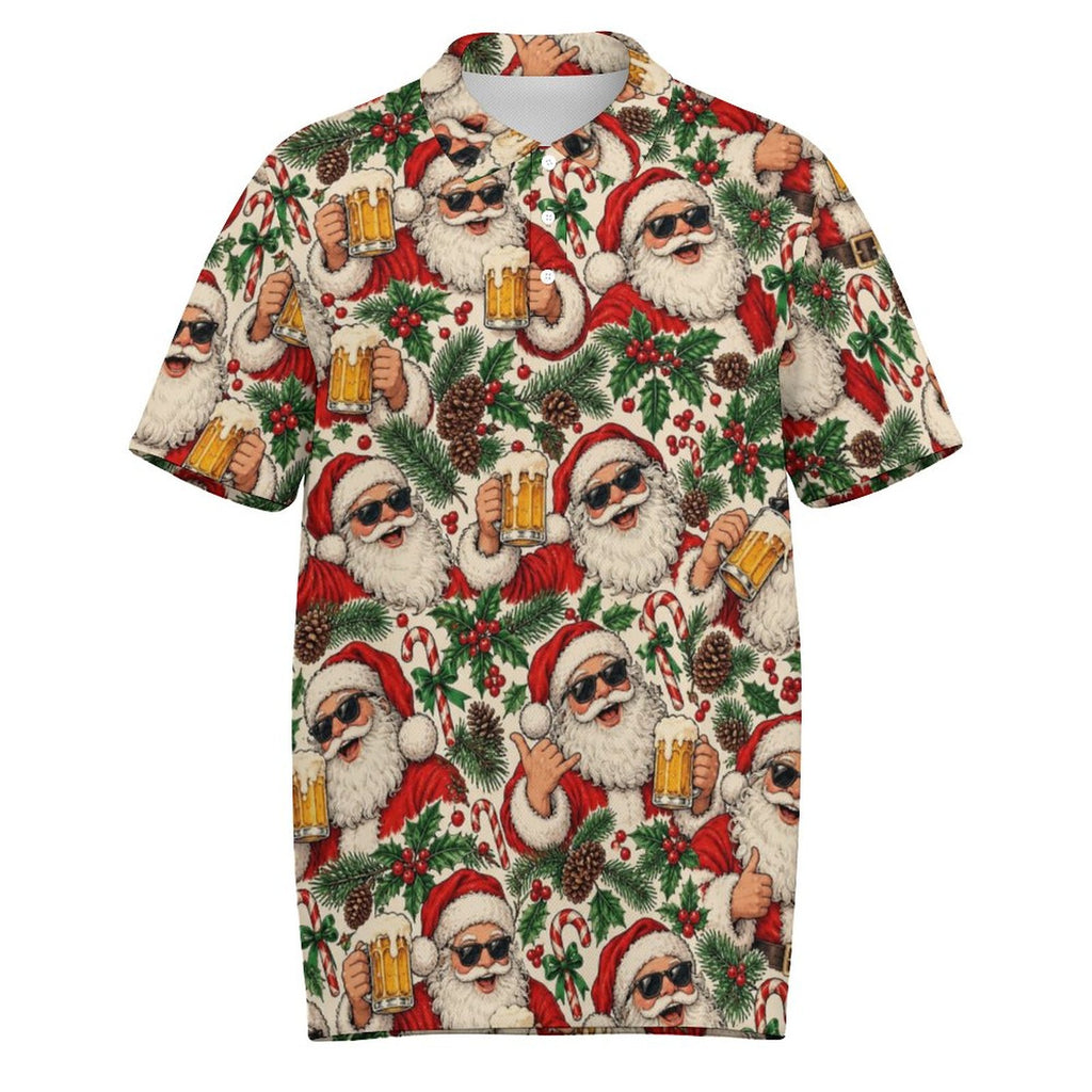 Men's Christmas Quick Dry POLO Shirt(All-Over Printing)
