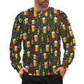 Christmas Sweater Festive Beer Oversized Thick Pullover Sweater(All-Over Printing)