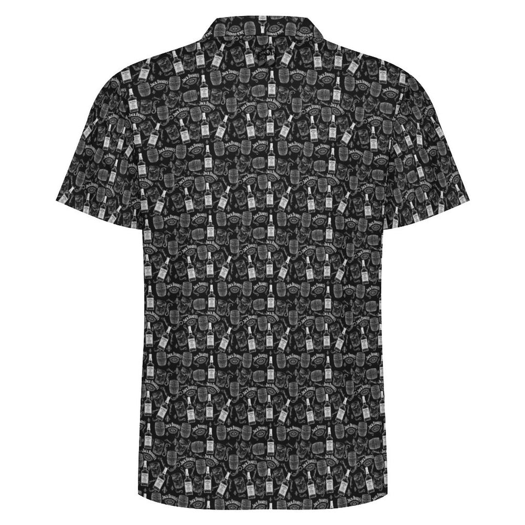 Men's Black.Jack Daniels POLO Shirt(All-Over Printing)