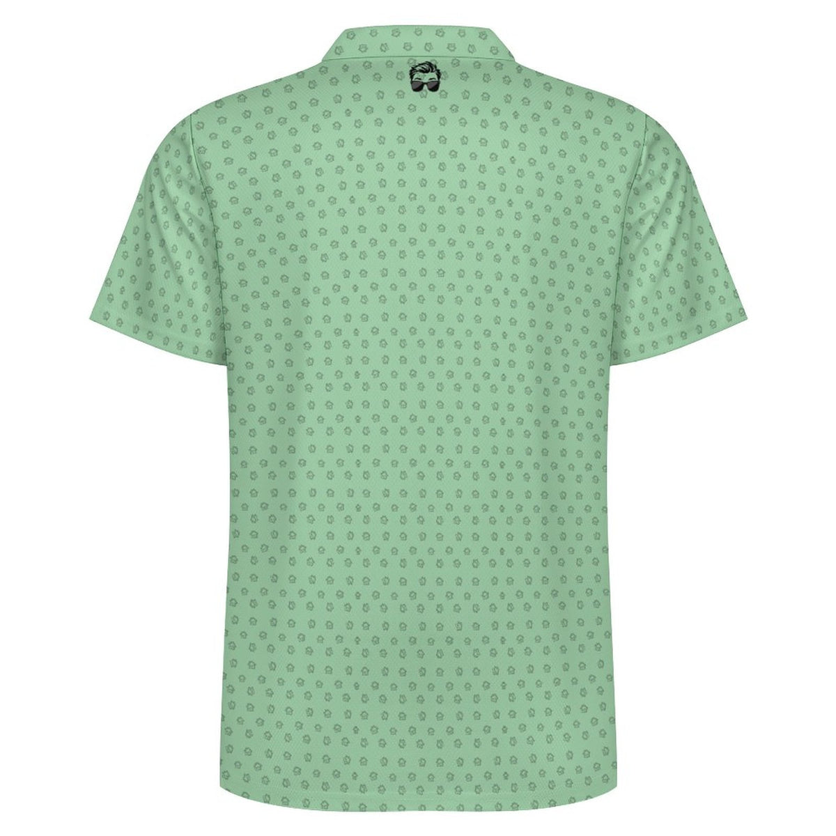 Men's Mint Realtor Homes POLO Shirt Stand out at showings, open houses and closings in this men’s Realtor polo featuring a bold real estate pattern.