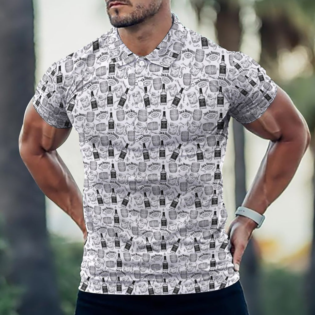 Men's Jack Daniels  POLO Shirt(All-Over Printing)