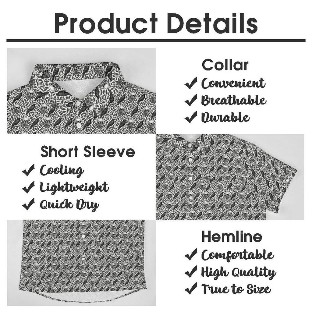 DTG 100gsm A Short Sleeved Shirt with Pockets(All-Over Printing)