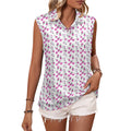 Women's Pickleball POLO Tank Top(All-Over Printing)