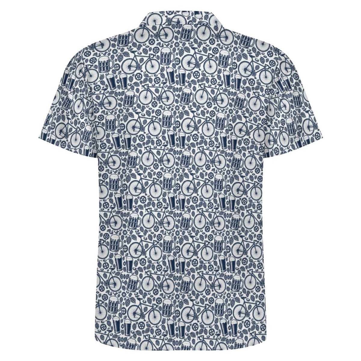 Biking and Beer Mens Golf Polo