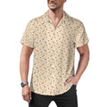 Carpenter Shirt Short Sleeve Cuban Collar Shirt(All-Over Printing)